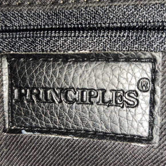 Like New, Vintage Black Fabric Shoulder Purse Bag - Picture 3 of 7